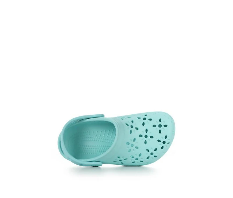 Kids' Crocs Infant & Toddler Classic Floral Cut Out Clogs