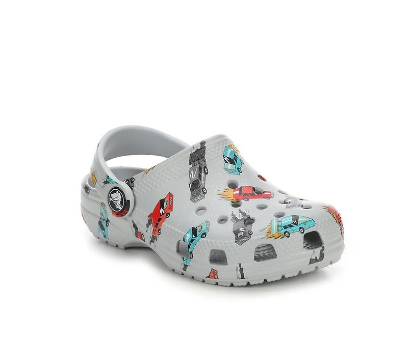 Kids' Crocs Infant & Toddler Classic Race Car Graphic Clogs