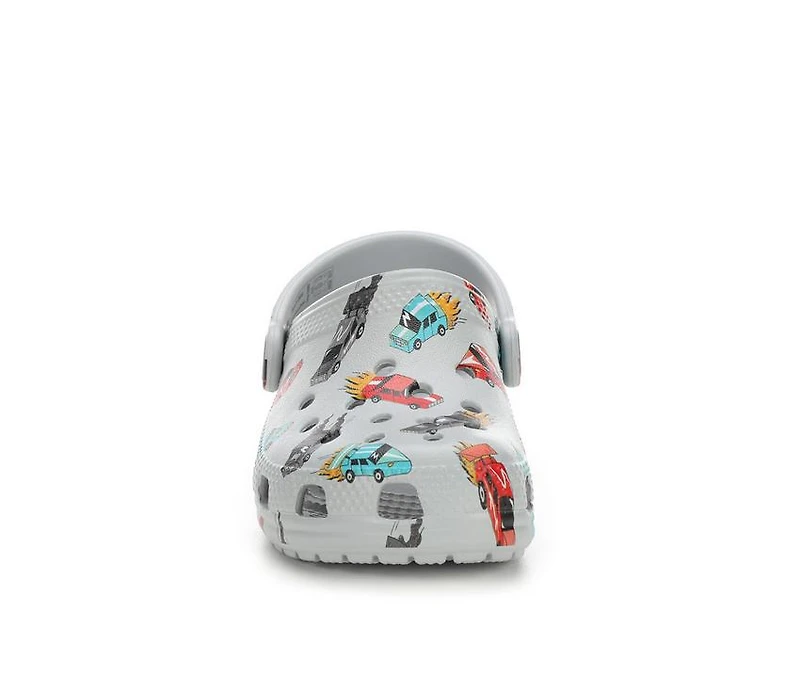 Kids' Crocs Infant & Toddler Classic Race Car Graphic Clogs