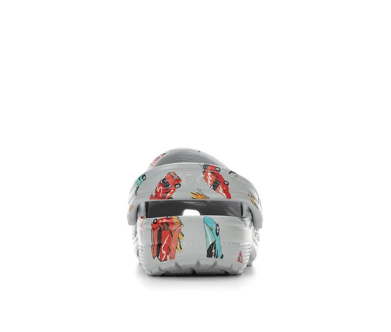 Kids' Crocs Infant & Toddler Classic Race Car Graphic Clogs