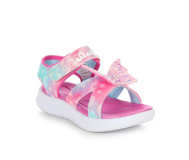 Girls' Skechers Little Kid & Big Jumpsters Butterfly Light-Up Sandals