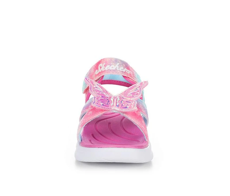 Girls' Skechers Little Kid & Big Jumpsters Butterfly Light-Up Sandals