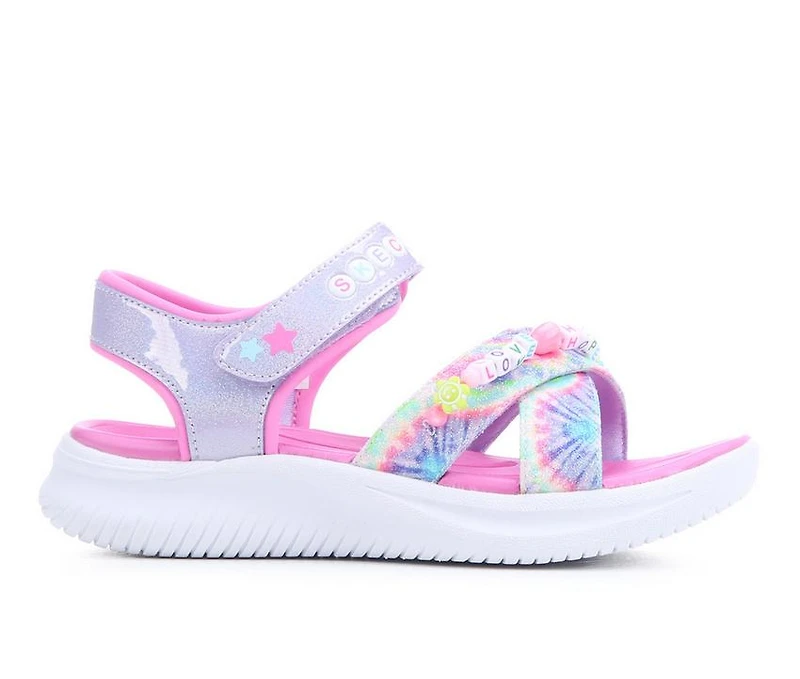 Girls' Skechers Little Kid & Big Jumpsters Tie Dye BFFs Sandals