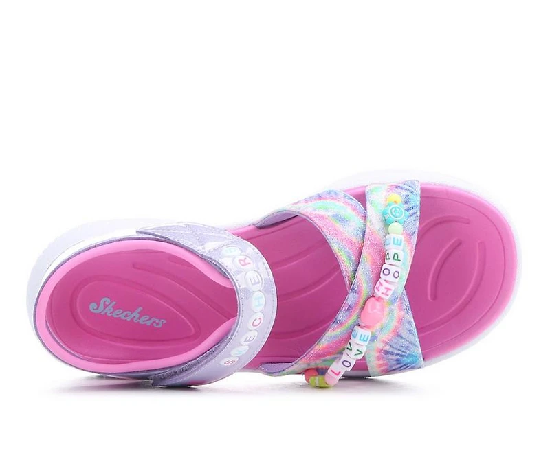 Girls' Skechers Little Kid & Big Jumpsters Tie Dye BFFs Sandals