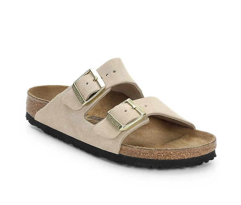 Women's Birkenstock Arizona Suede Footbed Sandals