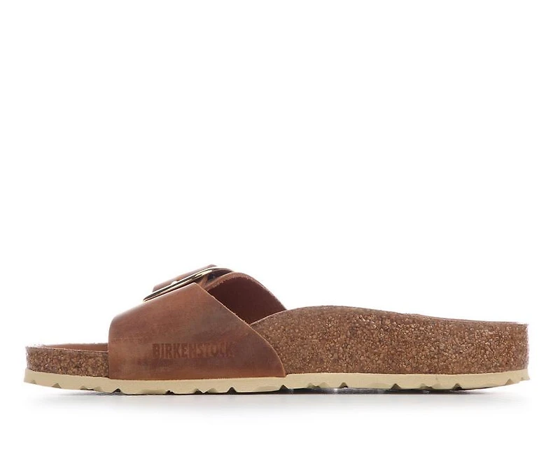 Women's Birkenstock Madrid Big Buckle Leather Footbed Sandals