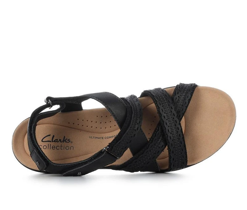 Women's Clarks Laurieann Rena Blk Sandals