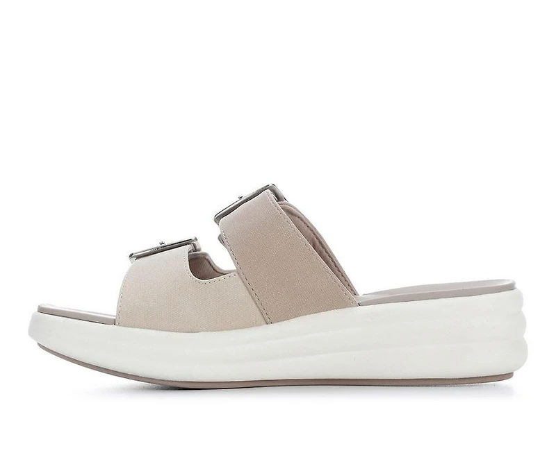 Women's Clarks Drift Buckle Wedge Sandals