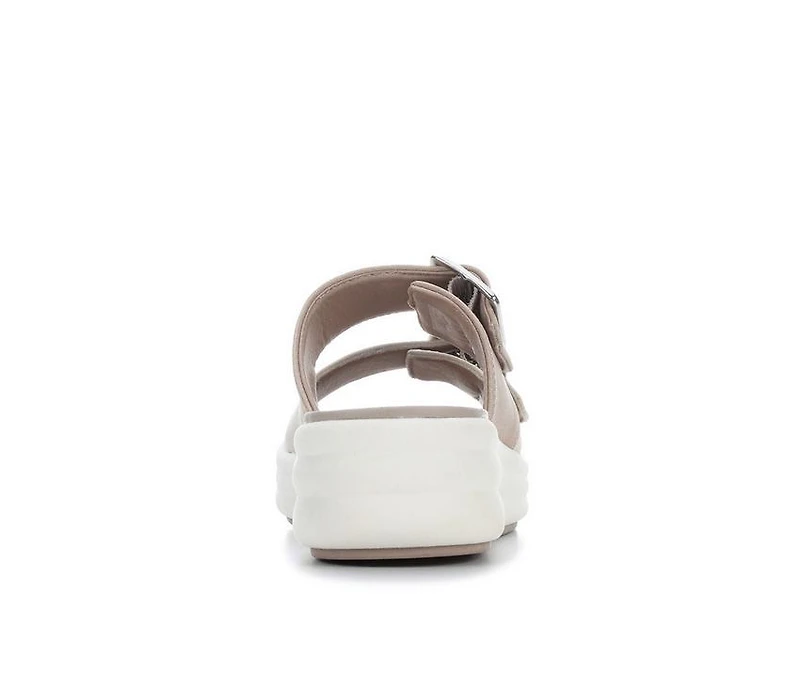 Women's Clarks Drift Buckle Wedge Sandals