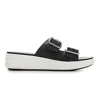 Women's Clarks Drift Buckle Wedge Sandals