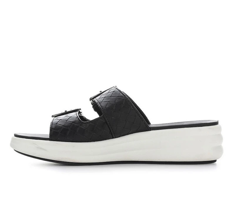 Women's Clarks Drift Buckle Wedge Sandals