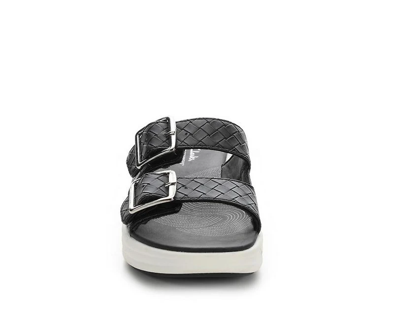 Women's Clarks Drift Buckle Wedge Sandals