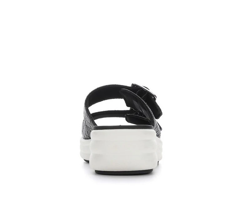 Women's Clarks Drift Buckle Wedge Sandals