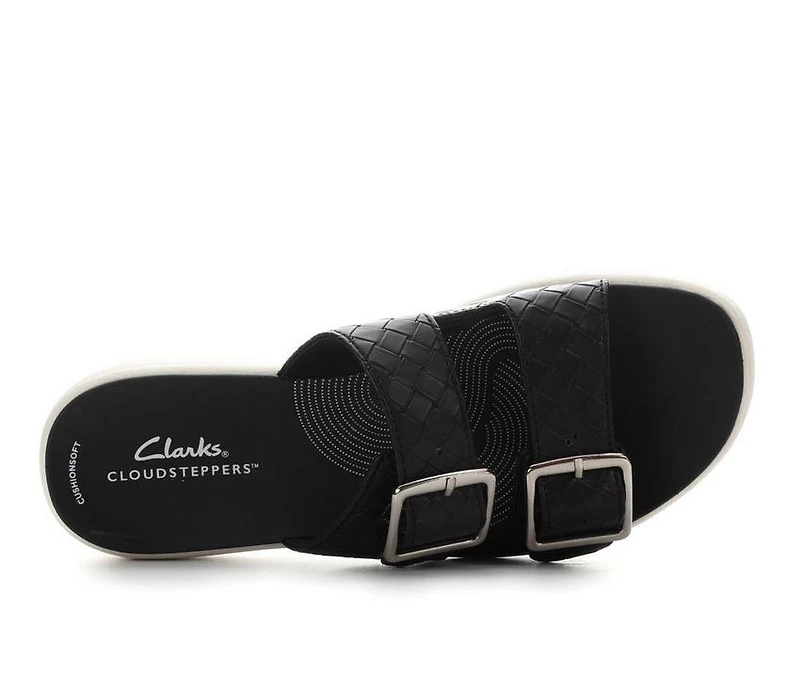 Women's Clarks Drift Buckle Wedge Sandals