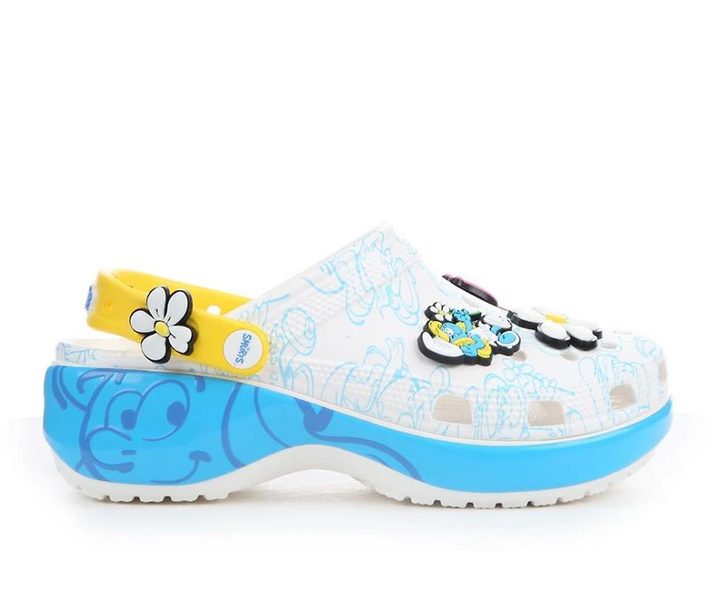 Adults' Crocs Smurfs Platform Clogs