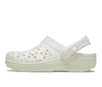 Women's Crocs Classic Floral Cutout Clogs