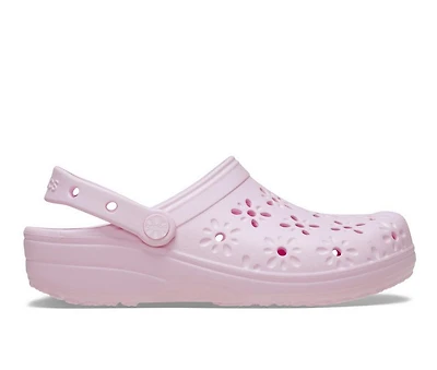Women's Crocs Classic Floral Cutout Clogs