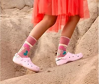 Women's Crocs Classic Floral Cutout Clogs