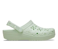 Women's Crocs Classic Floral Cutout Clogs