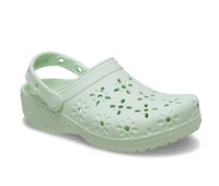 Women's Crocs Classic Floral Cutout Clogs