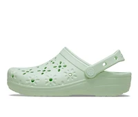 Women's Crocs Classic Floral Cutout Clogs
