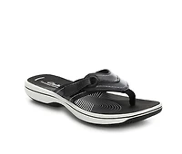 Women's Clarks Breeze Reyna Flip-Flops