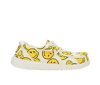 Kids' HEYDUDE Little Kid & Big Wally Smiley Casual Shoes