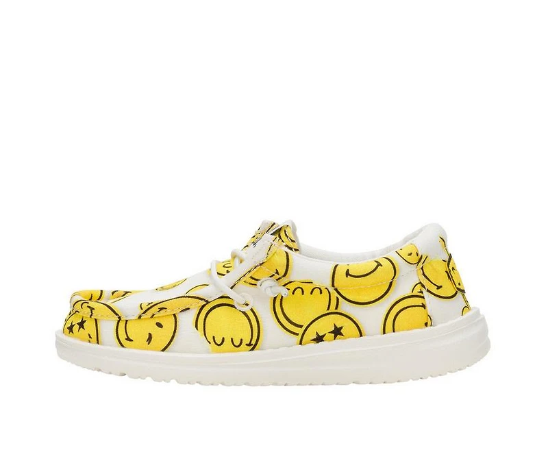 Kids' HEYDUDE Little Kid & Big Wally Smiley Casual Shoes