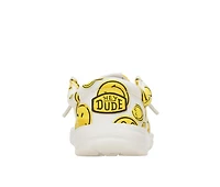Kids' HEYDUDE Little Kid & Big Wally Smiley Casual Shoes