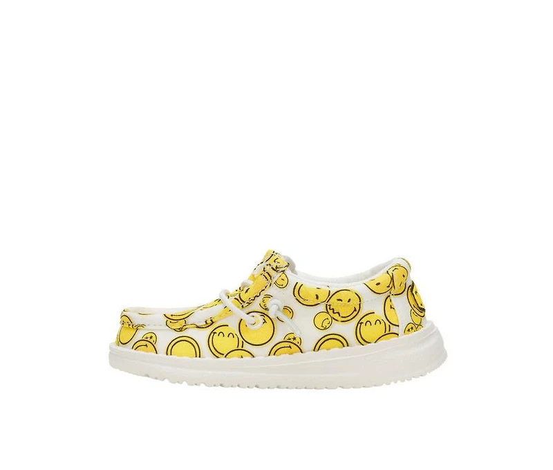 Kids' HEYDUDE Toddler Wally Smiley Casual Shoes