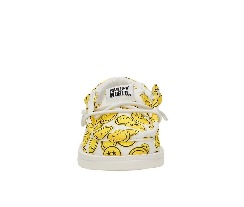 Kids' HEYDUDE Toddler Wally Smiley Casual Shoes