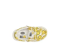 Kids' HEYDUDE Toddler Wally Smiley Casual Shoes