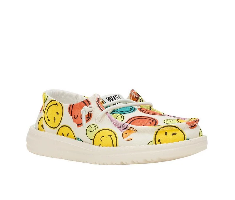 Kids' HEYDUDE Little Kid & Big Wendy Smiley Casual Shoes