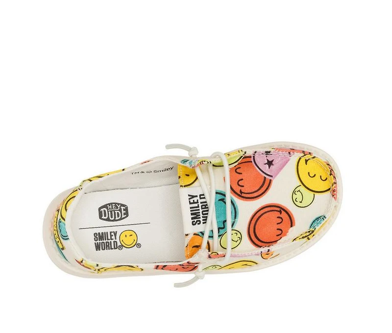 Kids' HEYDUDE Little Kid & Big Wendy Smiley Casual Shoes