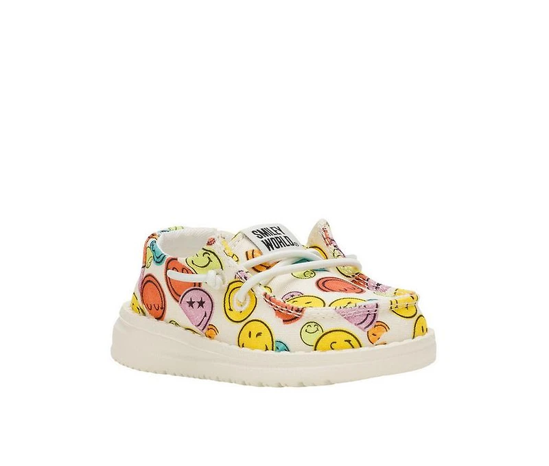 Girls' HEYDUDE Toddler Wendy Smiley Casual Shoes