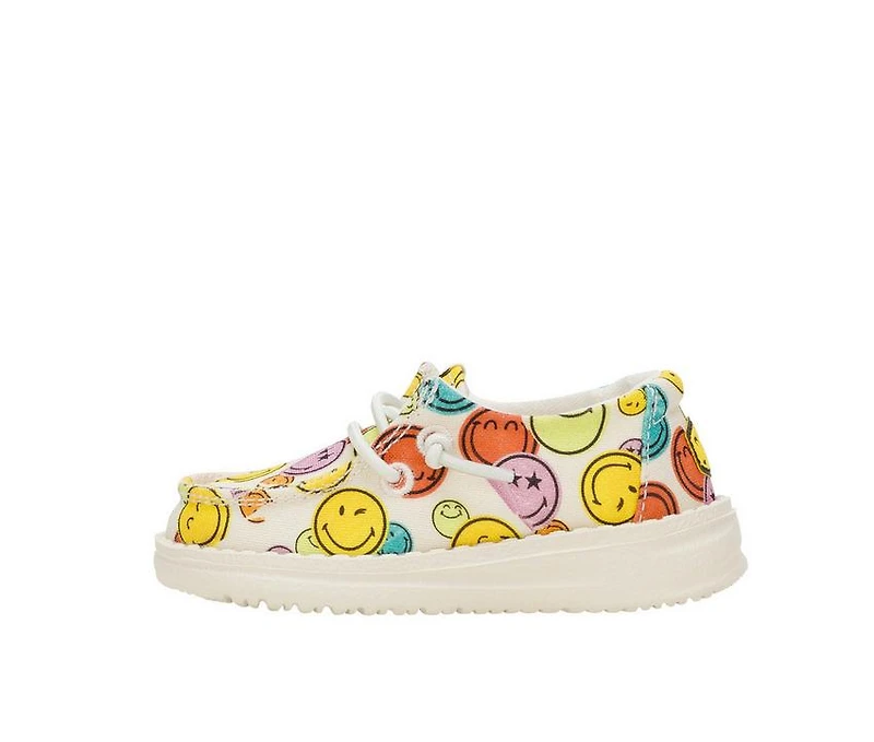 Girls' HEYDUDE Toddler Wendy Smiley Casual Shoes