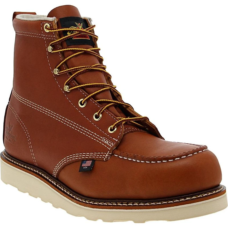 Men's Thorogood USA Heritage Wedge 6" Steel Toe Work Boots