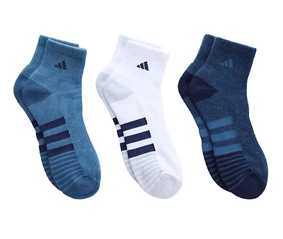 Adidas Men's 3 Pair Cushioned 3.0 Quarter Socks