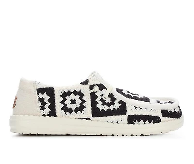 Women's HEYDUDE Wendy Cottage Crochet Casual Shoes