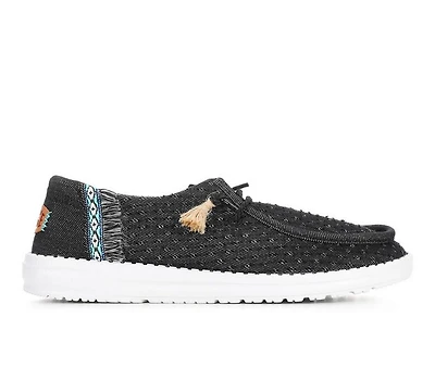 Women's HEYDUDE Wendy Perf Canvas Casual Shoes