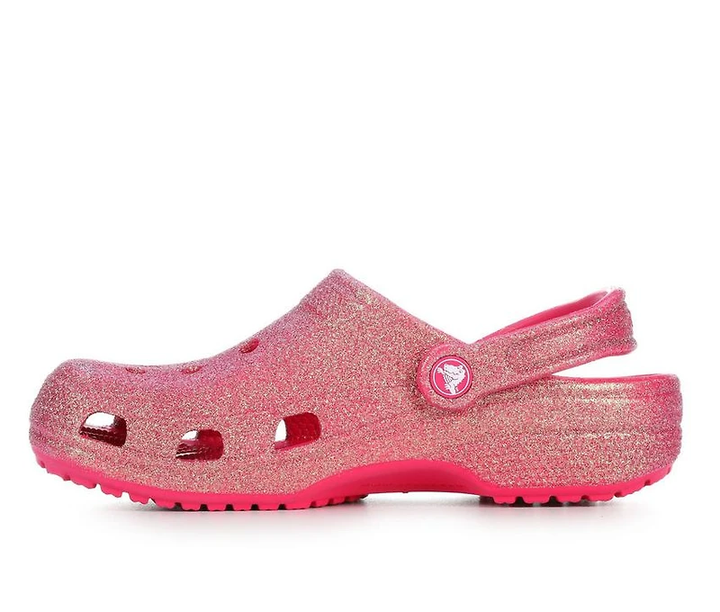Adults' Crocs Classic Iridescent Glitter Clogs