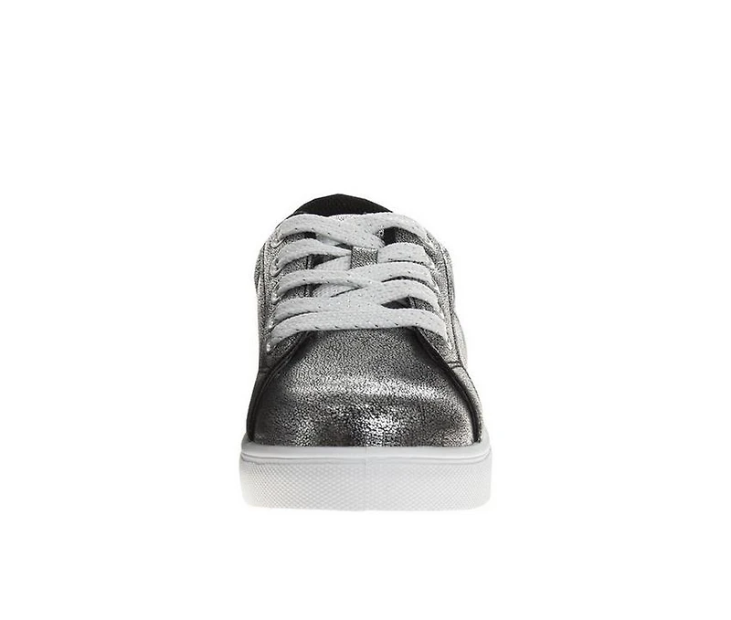 Girls' Kensie Girl Little& Big Kid Metallic Star Lace Up Sneakers