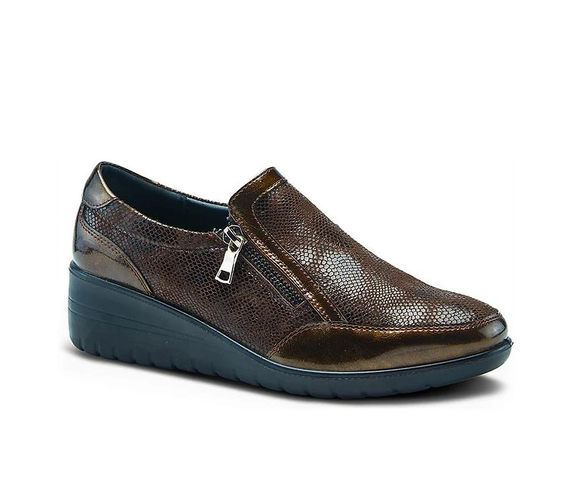 Women's Flexus Concha Wedge Slip On Shoes