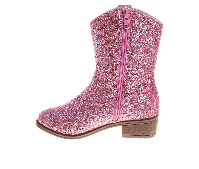 Girls' Kensie Girl Little & Big Kid Morgan Glitter Western Boots