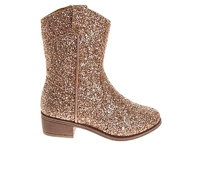 Girls' Kensie Girl Little & Big Kid Morgan Glitter Western Boots