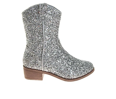 Girls' Kensie Girl Little & Big Kid Morgan Glitter Western Boots