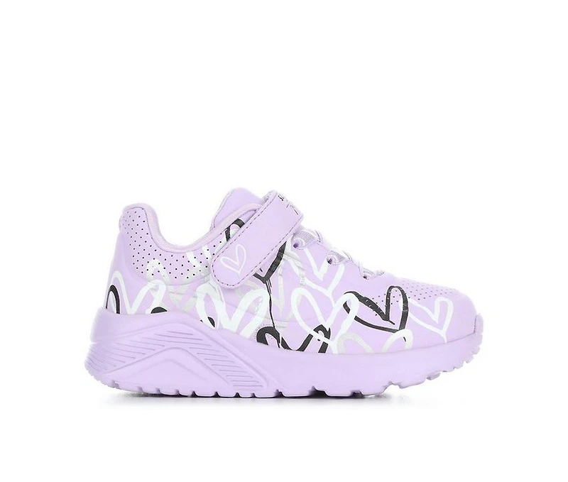 Girls' Skechers Street Toddler Uno Lite Heart Sneakers