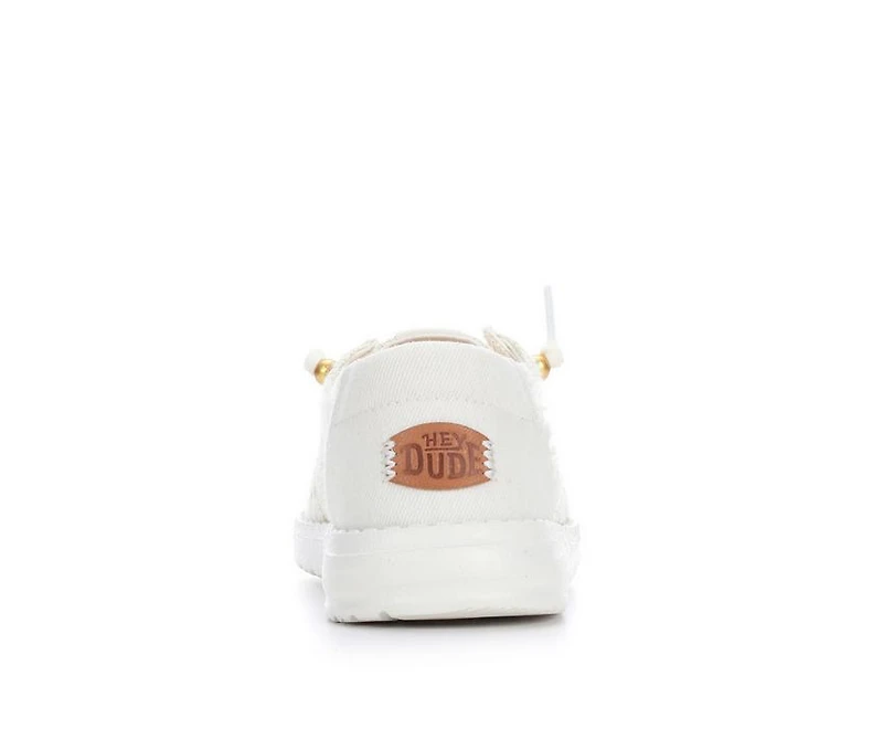 Women's HEYDUDE Wendy Crochet Lace Casual Shoes