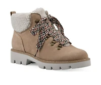Women's White Mountain Gloving Lace Up Winter Booties