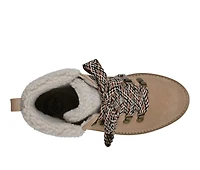 Women's White Mountain Gloving Lace Up Winter Booties